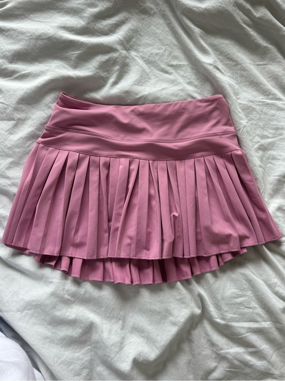 Women’s Pink Gold Hinge Pleated Tennis Skirt